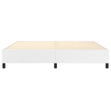 Cadre de lit sans matelas blanc 200x200 cm similicuir