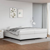 Cadre de lit sans matelas blanc 200x200 cm similicuir