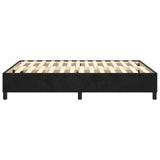 Cadre de lit sans matelas noir 140x200 cm velours