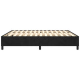 Cadre de lit sans matelas noir 200x200 cm velours