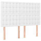 Têtes de lit 4 pcs Blanc 72x5x78/88 cm Similicuir