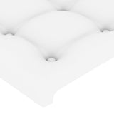 Têtes de lit 4 pcs Blanc 72x5x78/88 cm Similicuir