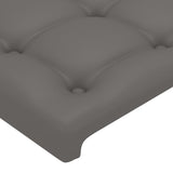 Têtes de lit 4 pcs Gris 72x5x78/88 cm Similicuir