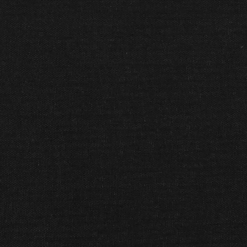 Têtes de lit 4 pcs Noir 80x5x78/88 cm Tissu