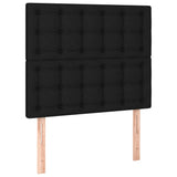 Têtes de lit 2 pcs Noir 100x5x78/88 cm Tissu