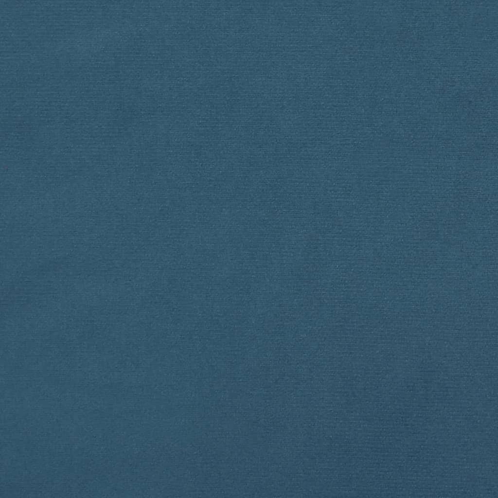 Têtes de lit 2 pcs Bleu foncé 100x5x78/88 cm Velours