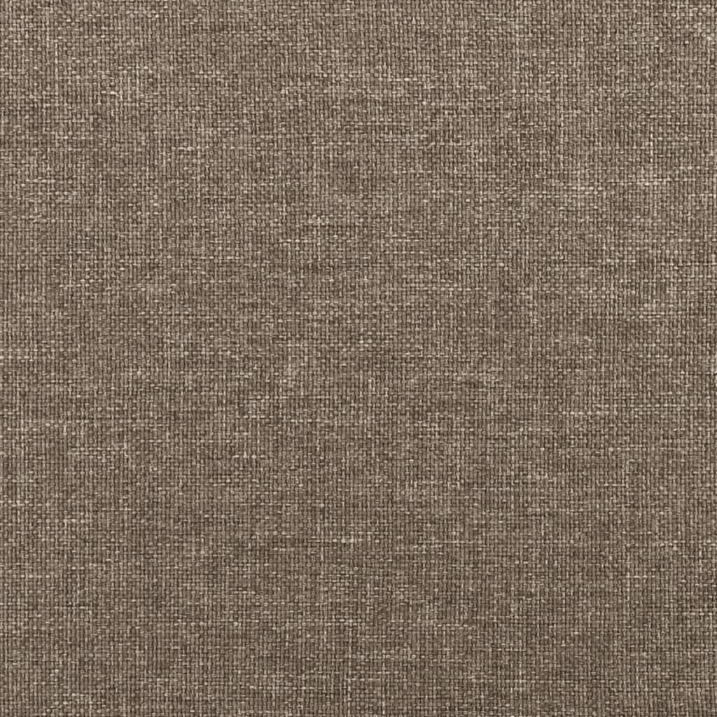 Tête de lit avec oreilles Taupe 163x23x78/88 cm Tissu