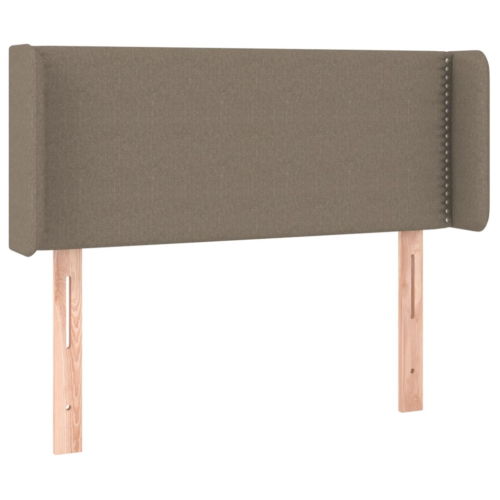 Tête de lit avec oreilles Taupe 93x16x78/88 cm Tissu