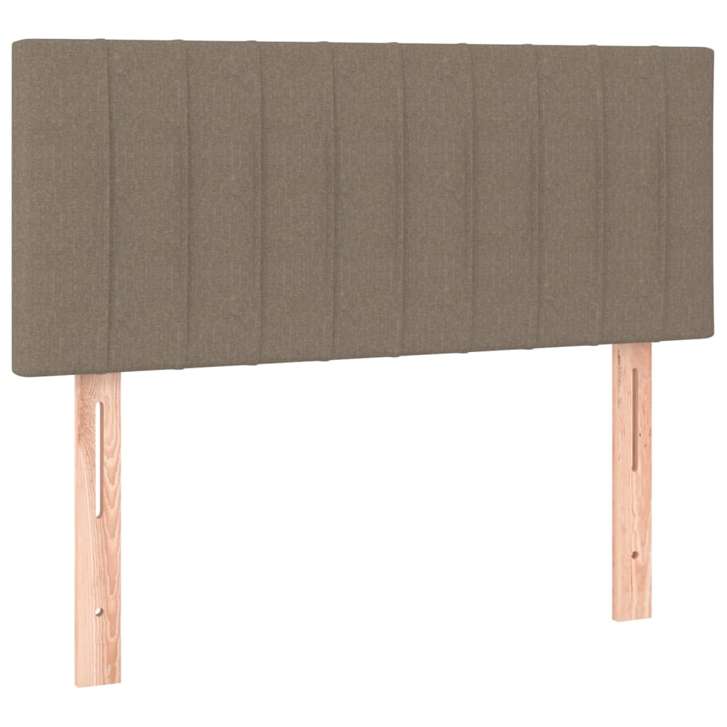 Tête de lit à LED Taupe 80x5x78/88 cm Tissu