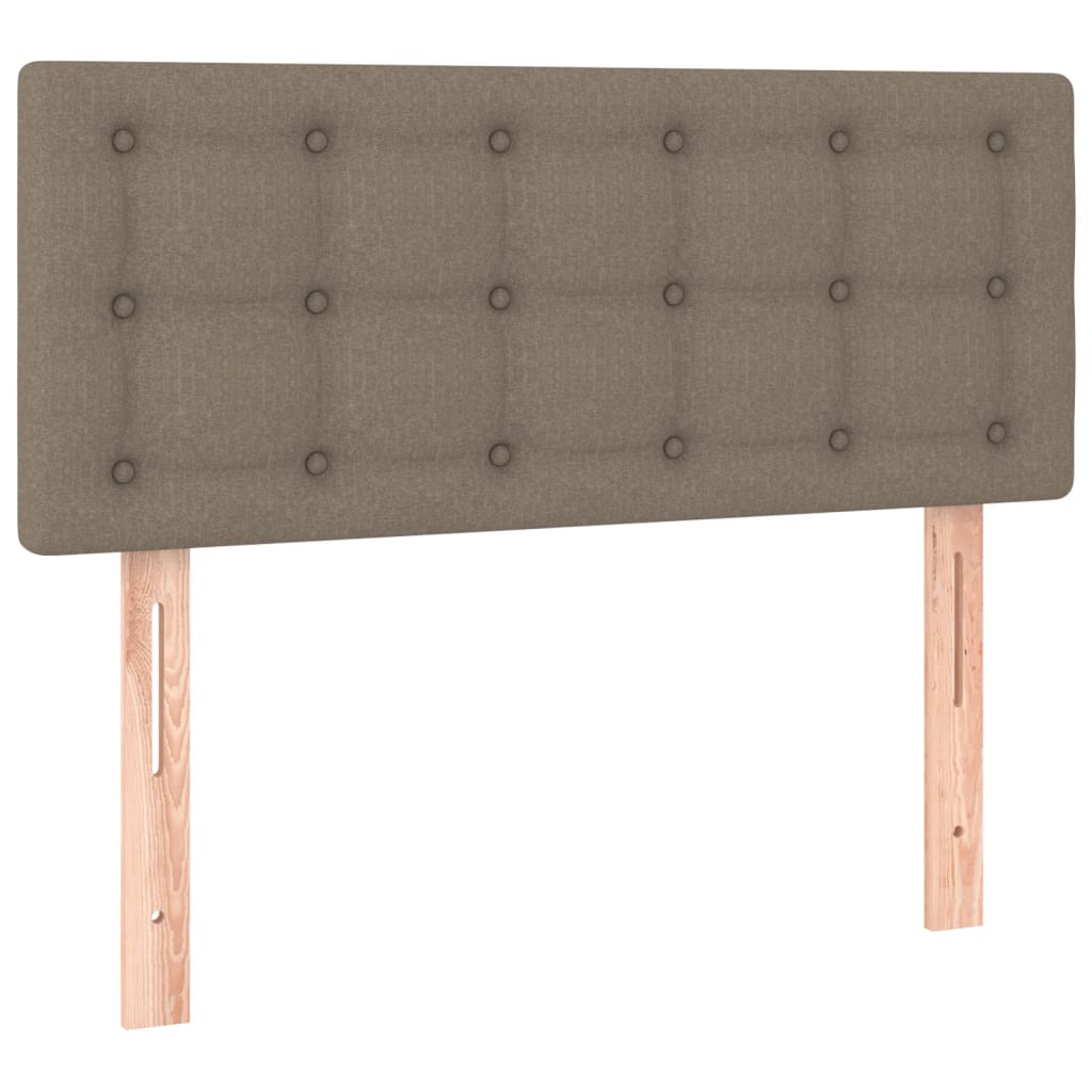 Tête de lit à LED Taupe 90x5x78/88 cm Tissu