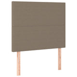 Tête de lit à LED Taupe 90x5x118/128 cm Tissu