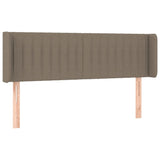 Tête de lit à LED Taupe 147x16x78/88 cm Tissu