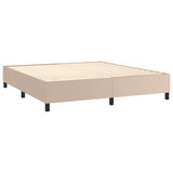 Cappuccino LED-Matratzenbett mit Lattenrost 160x200 cm