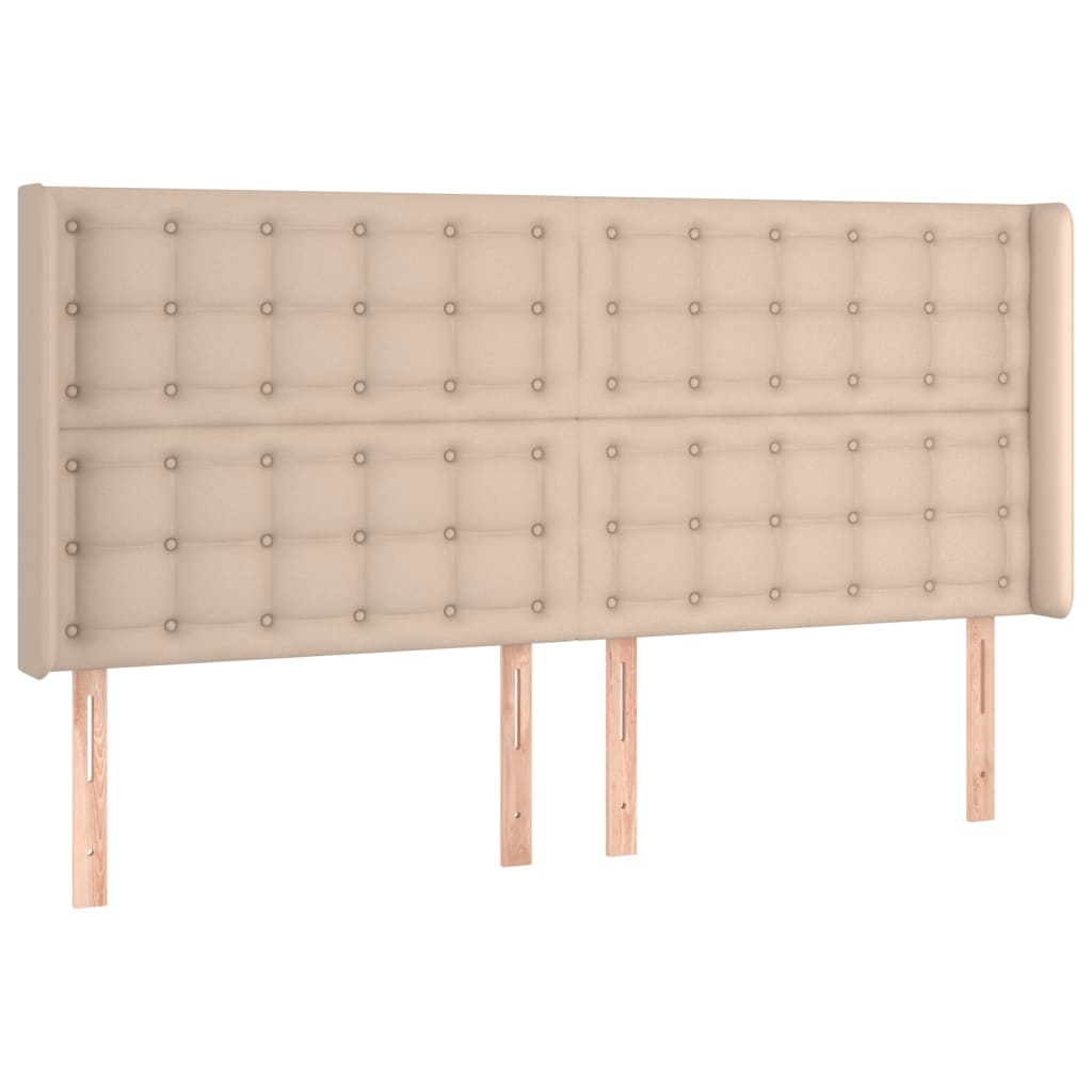 Sommier à lattes de lit matelas LED Cappuccino 180x200 cm