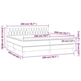 Sommier à lattes de lit matelas et LED Marron foncé 200x200 cm