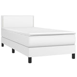 Sommier à lattes de lit avec matelas et LED Blanc 80x200cm