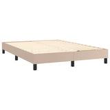 Sommier à lattes de lit avec matelas LED Cappuccino 140x190 cm