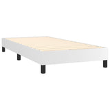 Sommier à lattes de lit avec matelas et LED Blanc 90x200cm