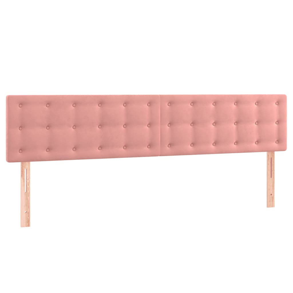 Sommier à lattes de lit avec matelas et LED Rose 200x200 cm