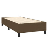 Sommier à lattes de lit et matelas et LED Marron foncé 90x200cm