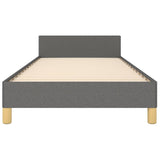 Cadre de lit sans matelas avec tête de lit 80x200cm tissu