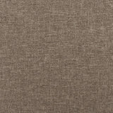 Cadre de lit sans matelas avec tête de lit taupe 80x200cm tissu