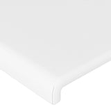 Cadre de lit sans matelas blanc 80x200 cm similicuir