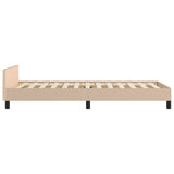 Cadre de lit sans matelas cappuccino 80x200 cm similicuir