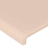 Cadre de lit sans matelas cappuccino 90x200 cm similicuir