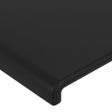 Cadre de lit sans matelas noir 100x200 cm similicuir