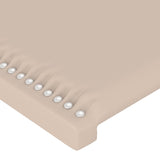 Cadre de lit sans matelas cappuccino 90x200 cm similicuir