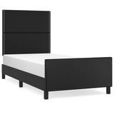 Cadre de lit sans matelas noir 100x200 cm similicuir