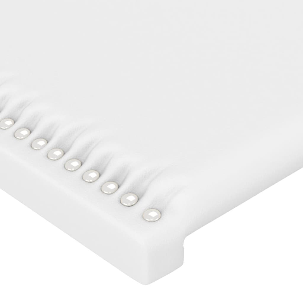 Cadre de lit sans matelas blanc 100x200 cm similicuir