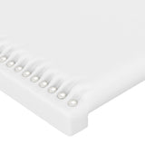 Cadre de lit sans matelas blanc 100x200 cm similicuir