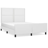 Cadre de lit sans matelas blanc 140x200 cm similicuir