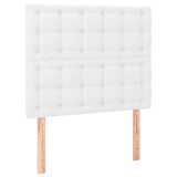 Cadre de lit sans matelas blanc 100x200 cm similicuir