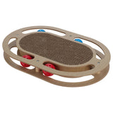 Pets Collection Tapis à gratter pour chat naturel 41,5x27x5 cm