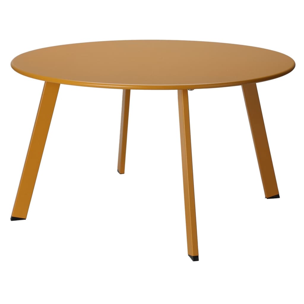 ProGarden Table d'appoint 70x40 cm jaune moutarde mat