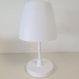 H&S Collection Lampe de table rechargeable LED blanc 13x30 cm