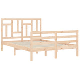 Cadre de lit sans matelas bois massif