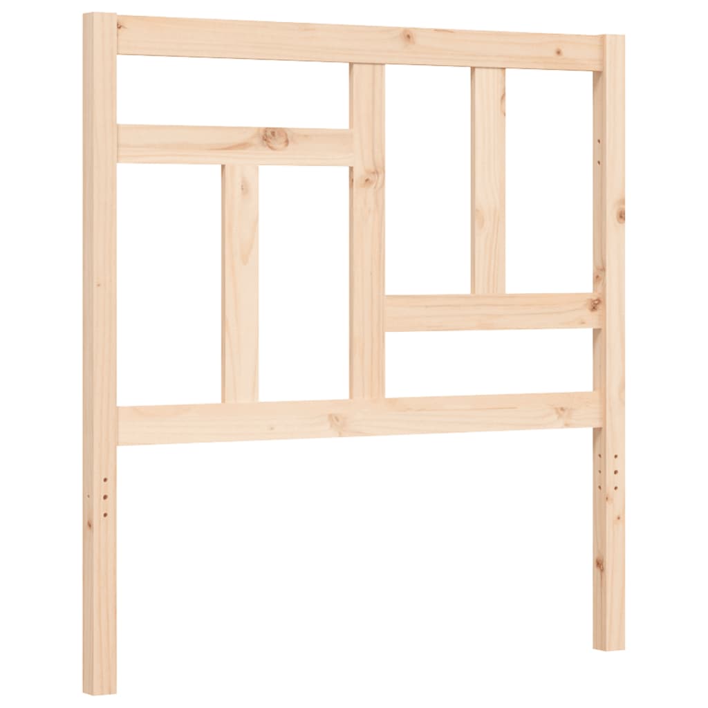 Cadre de lit sans matelas 90x200 cm bois massif