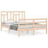 Cadre de lit sans matelas 120x200 cm bois massif