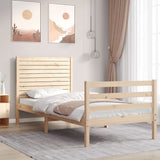 Cadre de lit sans matelas 90x200 cm bois massif