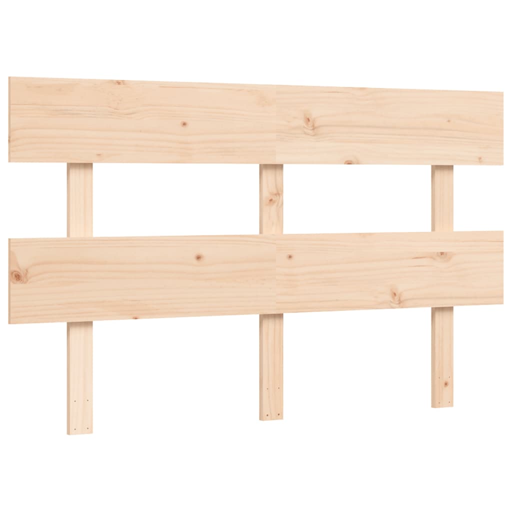 Cadre de lit sans matelas 140x190 cm bois massif