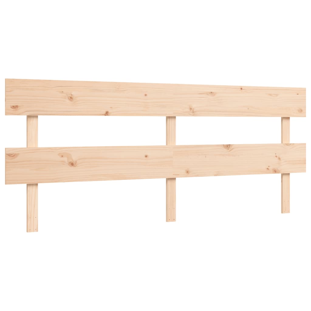 Cadre de lit sans matelas 200x200 cm bois massif