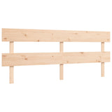 Cadre de lit sans matelas 200x200 cm bois massif