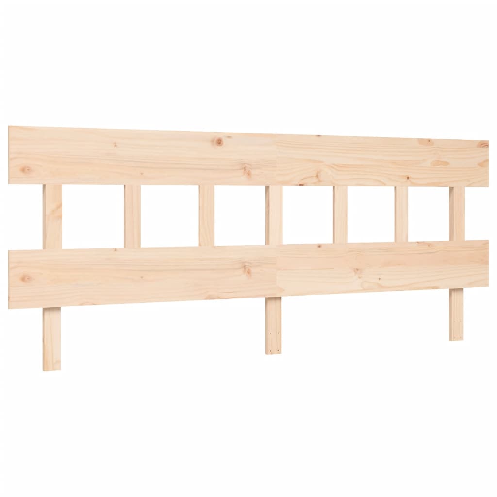 Cadre de lit sans matelas bois massif