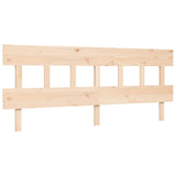 Bed frame without mattress 200x200 cm solid wood