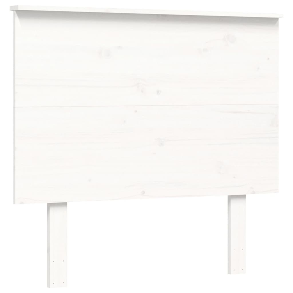 Cadre de lit sans matelas blanc 100x200 cm bois massif