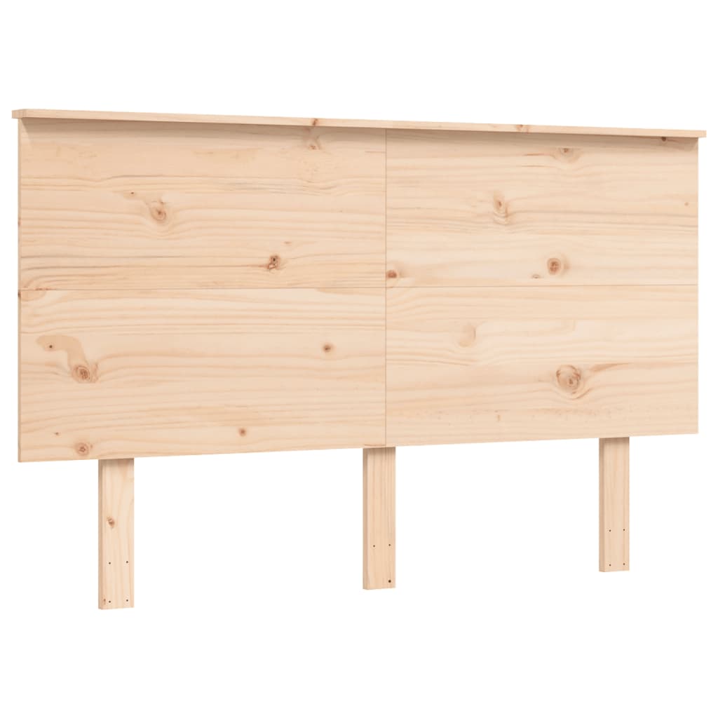 Cadre de lit sans matelas 120x200 cm bois massif